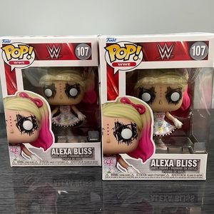 2 Alexa Bliss funko pops